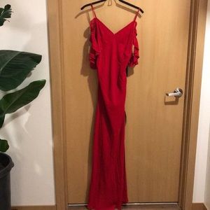 Reformation Ferrara Dress Cherry